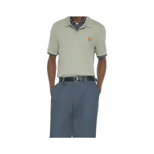 Maison Kitsun Fox Head Polo Shirt