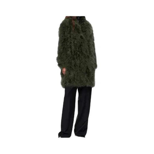 Long Feather Coat