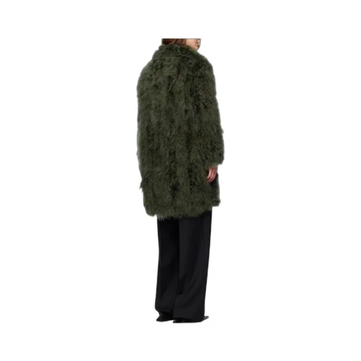 Long Feather Coat