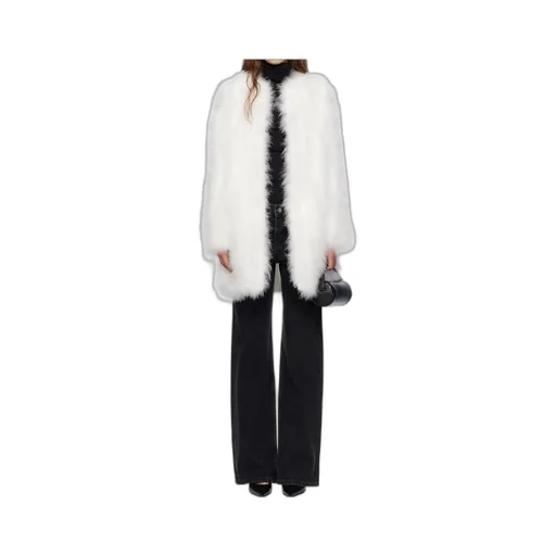 Long Feather Coat