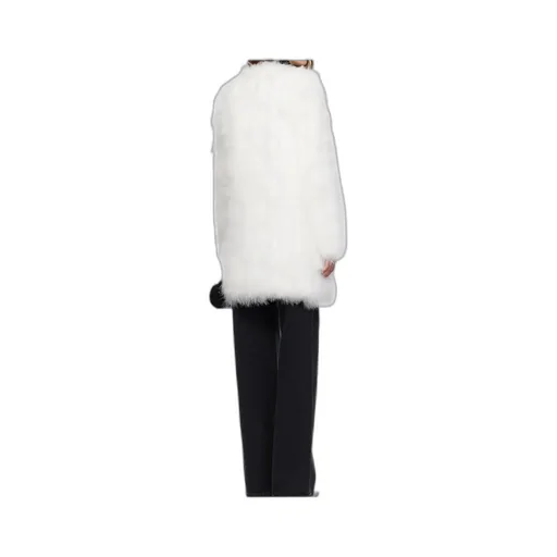 Long Feather Coat