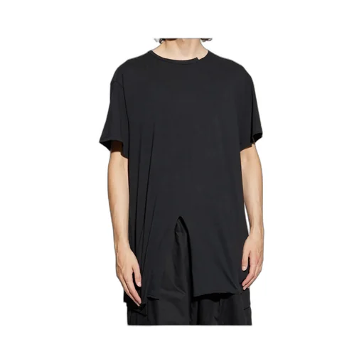Slit-Detail Short-Sleeve T-Shirt
