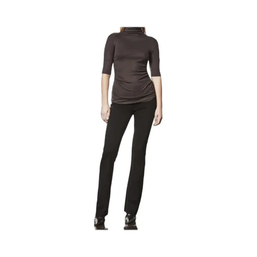Thom Krom Ruched Turtleneck Top