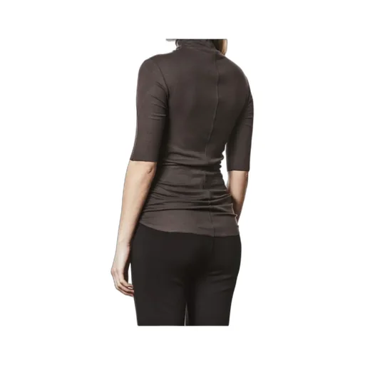 Thom Krom Ruched Turtleneck Top