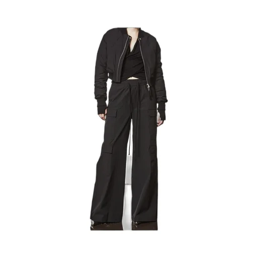 Thom Krom Zip-Up Ruched Bomber Jacket