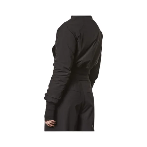 Thom Krom Zip-Up Ruched Bomber Jacket