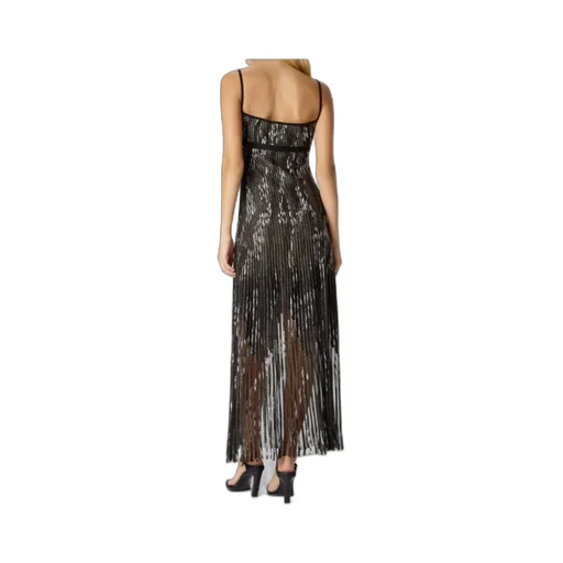 Metallic-Threading Maxi Dress