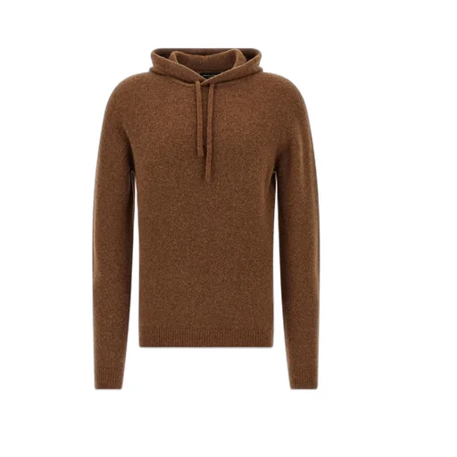 Hooded Cuffed-Sleeve Sweater