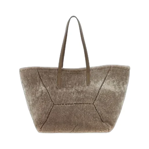 Shearling Tote Bag