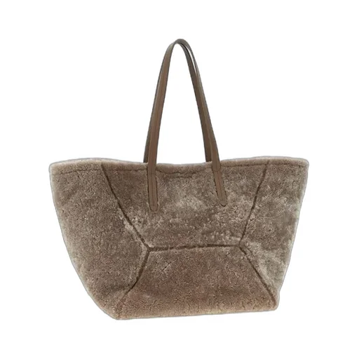 Shearling Tote Bag