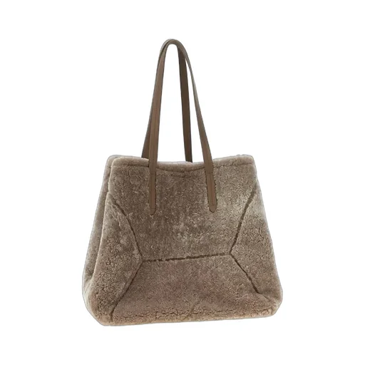 Shearling Tote Bag
