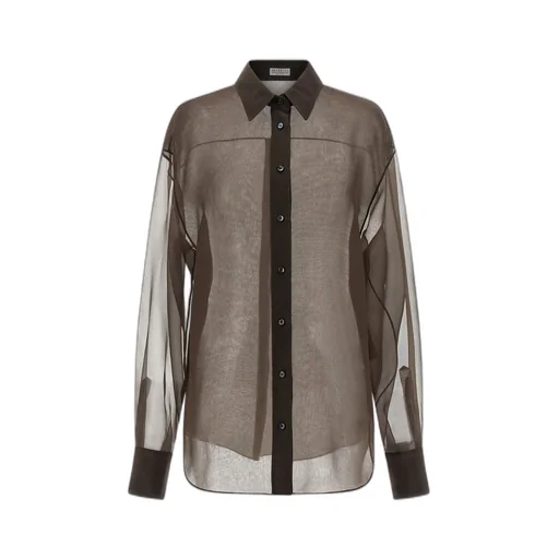 Silk Button-Up Shirt
