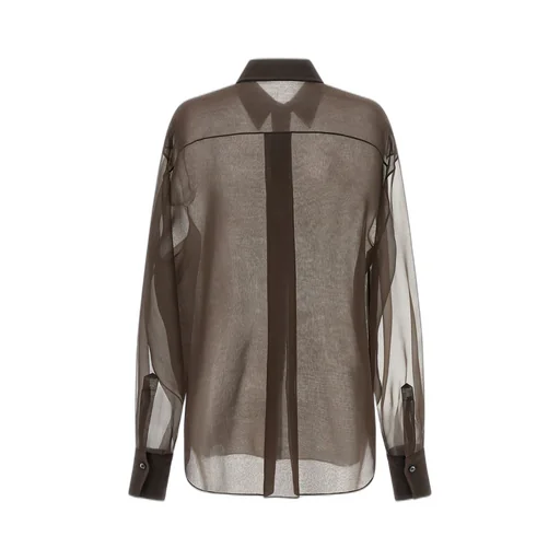 Silk Button-Up Shirt