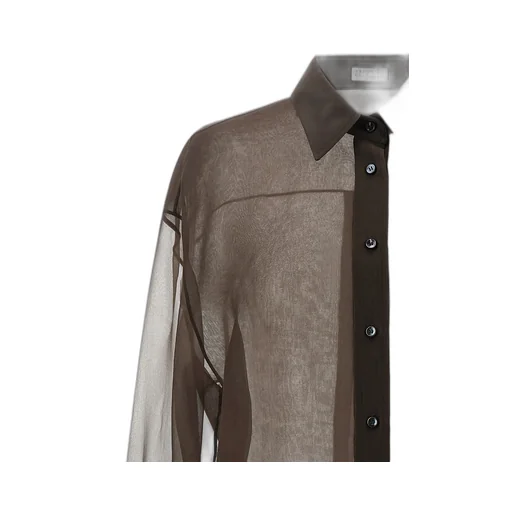 Silk Button-Up Shirt