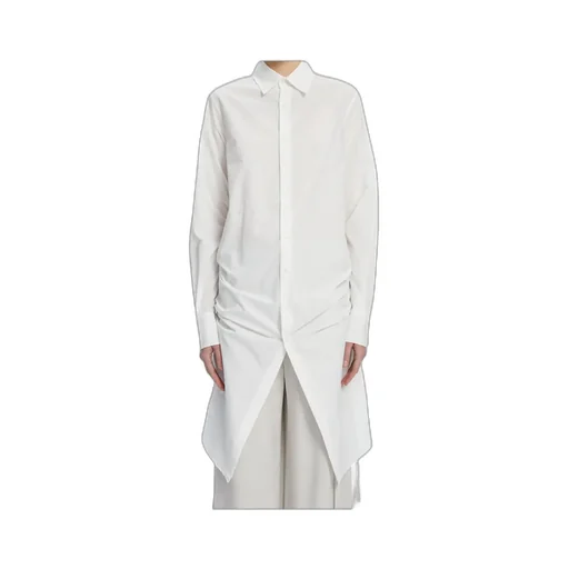 Sandrina High Comfort Shirt With Drawstrings And Print Script