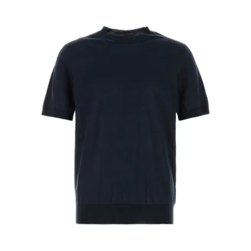 Prada Short-Sleeved Crewneck Jumper