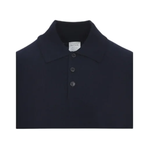 Paul Smith Long-Sleeved Knitted Polo Shirt
