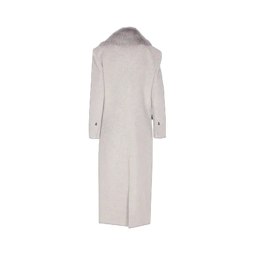 Patrizia Pepe Faux Fur Trimmed Coat