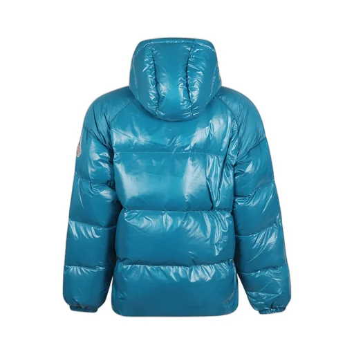 Hooded Down Jacket Sten With Elastic Cuffs