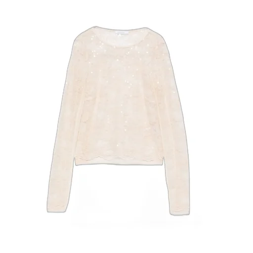 Patrizia Pepe Sequin Lace Top