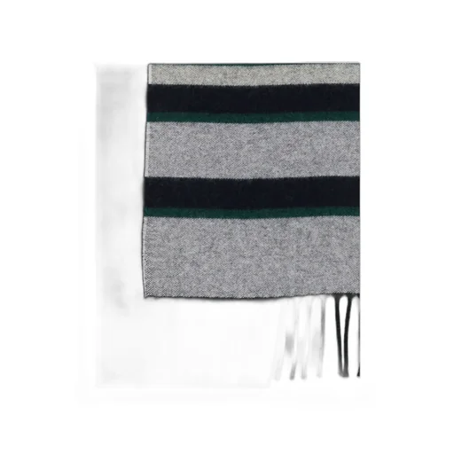 Paul Smith Striped Fringed Edge Scarf