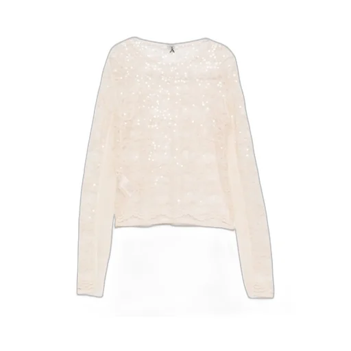 Patrizia Pepe Sequin Lace Top