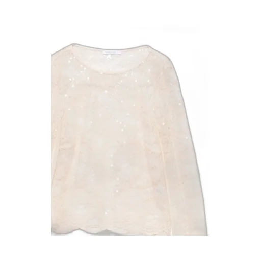 Patrizia Pepe Sequin Lace Top