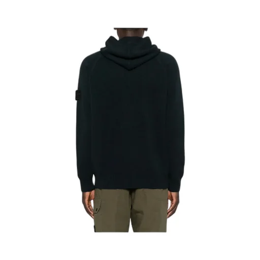 Stone Island Hooded Zip-Up Jumper