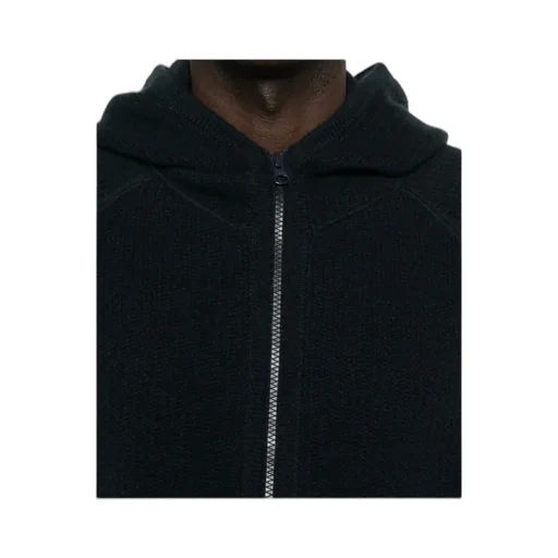 Stone Island Hooded Zip-Up Jumper