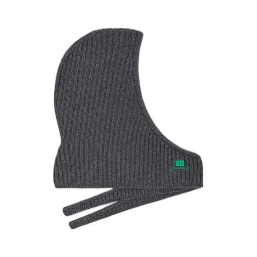 Ganni Logo-Embroidered Balaclava