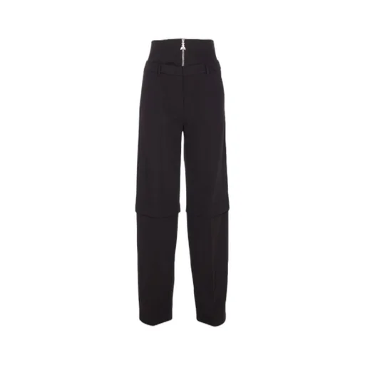 Patrizia Pepe High-Waist Zip Detail Pants