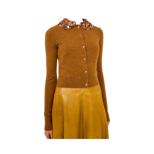 Margaux Embroidered Cashmere Cardigan
