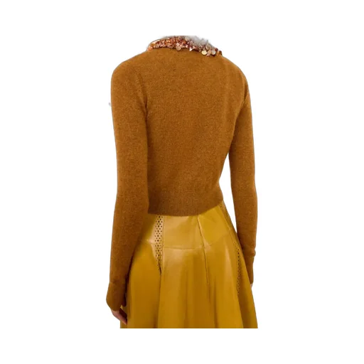 Margaux Embroidered Cashmere Cardigan