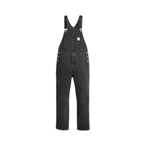 Red Tab Denim Dungarees