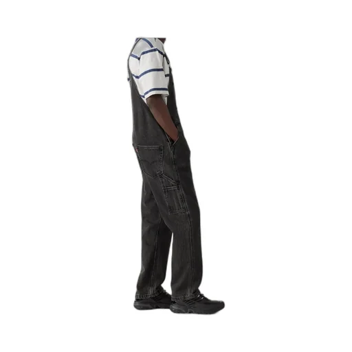 Red Tab Denim Dungarees