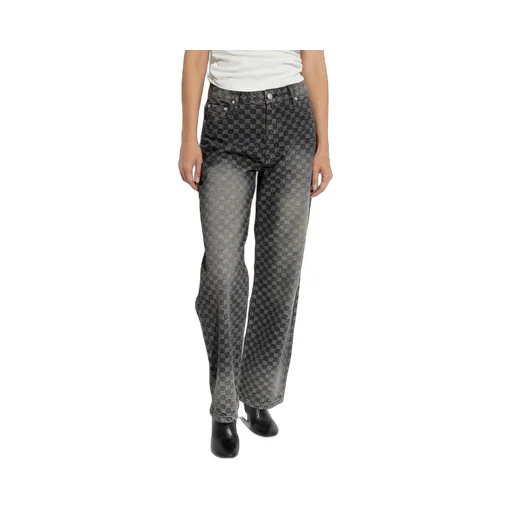 Monogram-Check Jeans