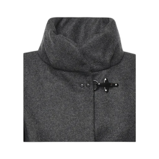 Fay Hook-Closure Wool Coat