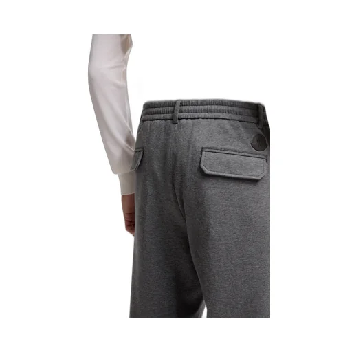 Cotton Blend Tailored Pants