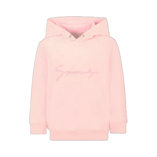 Givenchy Kids Logo Embroidered Drawstring Corduroy Hoodie