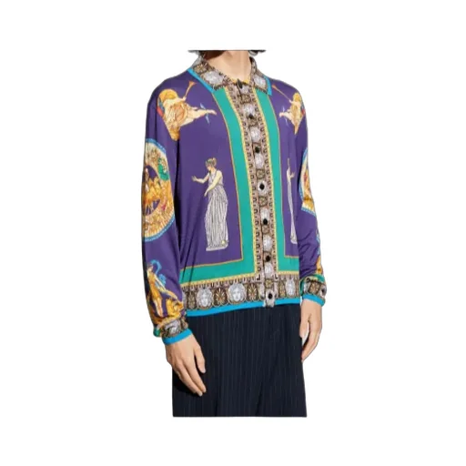 Hall Of Statues Silk Cardigan