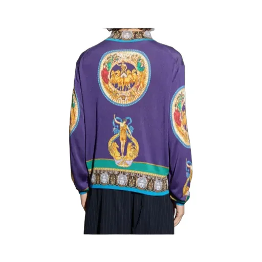 Hall Of Statues Silk Cardigan