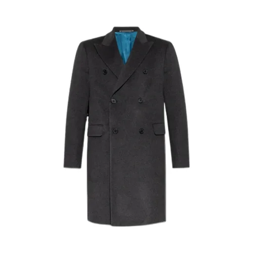Paul Smith Double-Breasted Straight Hem Overcoat