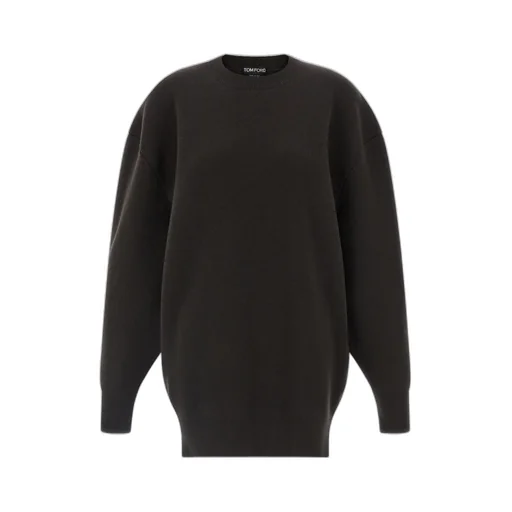 Tom Ford Sculptural Sweatshirt Mini Dress
