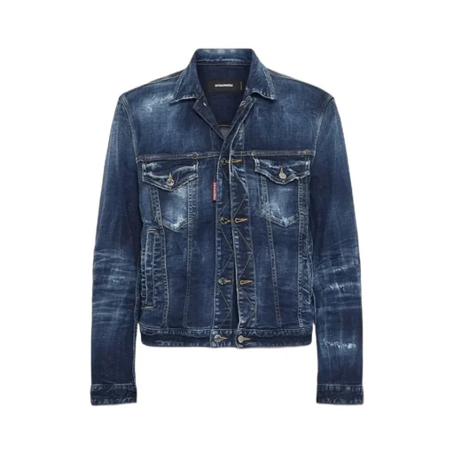 Dsquared2 Distressed Denim Jacket