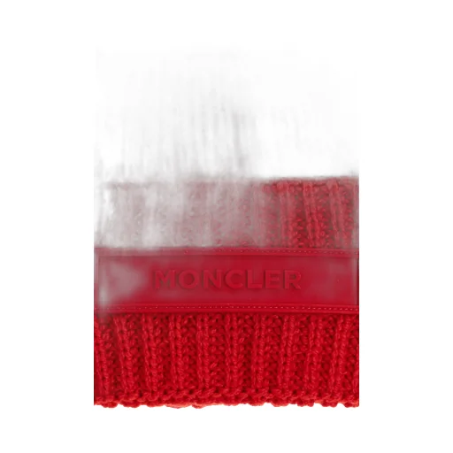 Ribbed Logo-Plaque Beanie