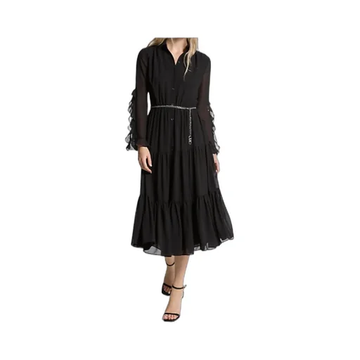 Ruffled Midi Dress