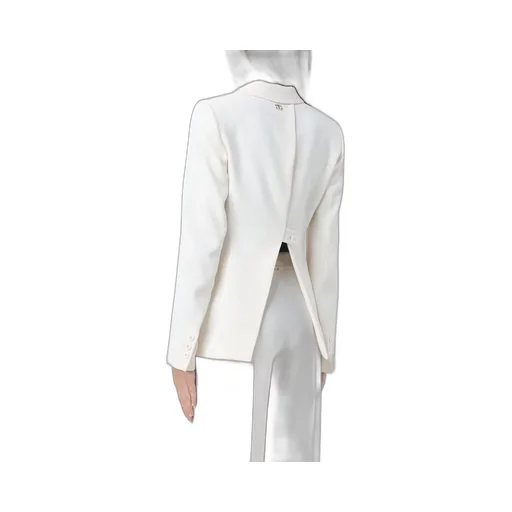 Button Single-Breasted Blazer