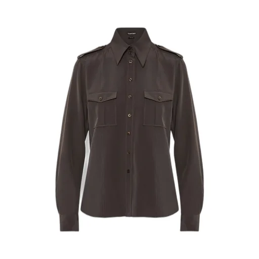 Tom Ford Long-Sleeved Military Shirt