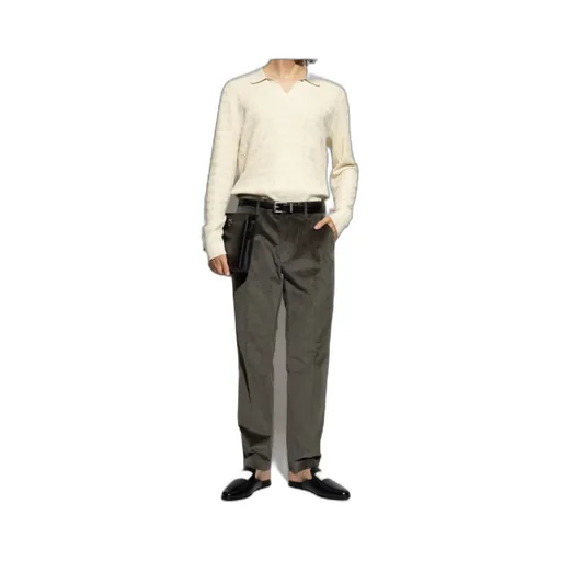 Casual Pants With Belt Loops