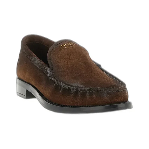 Prada Ruched Slip-On Loafers